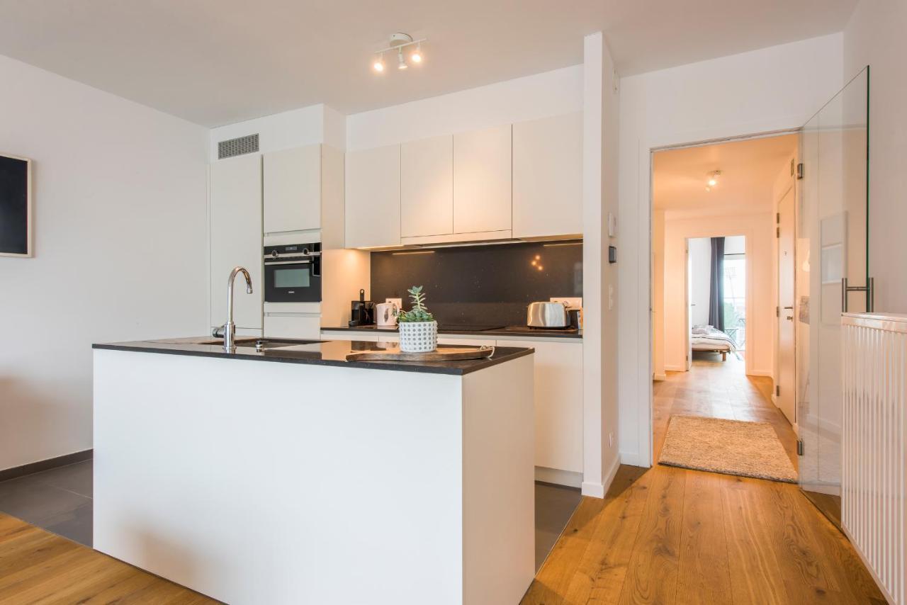 Modern Apartment With Terrace Near The Beach Ostende Exterior foto
